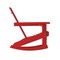 Flash Furniture Red Adirondack Rocking Chair with Cupholder LE-HMP-1045-31-RD-GG - alternate 7